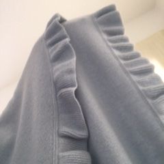 Pure Cashmere  Frilled Edge Cape/Shawl Fits all sizes..