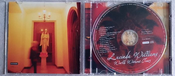 Lucinda Williams - World Without Tears CD (2003) Country Folk Rock EX+