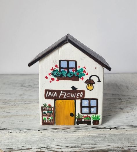 Handcrafted tiny wooden house!