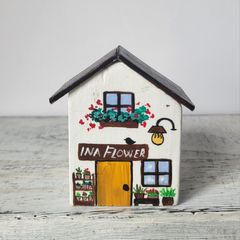 Handcrafted tiny wooden house!