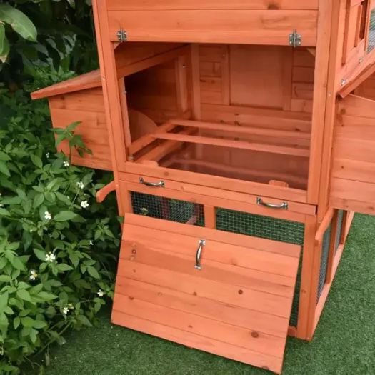 Large Chicken Coop 6-9 Birds Natural Wood