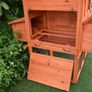 Large Chicken Coop 6-9 Birds Natural Wood Image 5
