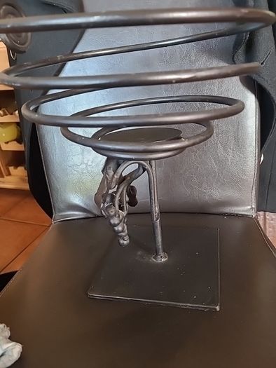 Wrought iron fruit basket