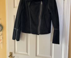 Beautiful new black suede jacket.