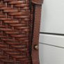 Vintage 1994 St Michael (Marks & Spencer) Woven Leather Bag Image 6