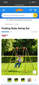 Folding swing