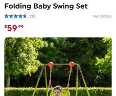 Folding swing