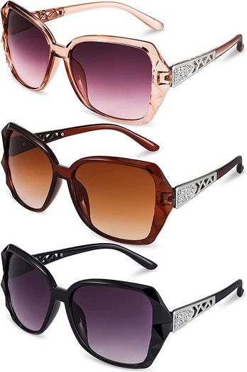 Pcs Women Large Sunglasses Vintage Fashion Ladies Sunglasses Oversized for Women