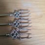 Antique Brass Toasting Forks Image 5