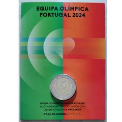 Portugal 2 Euro Brilliant Uncirculated Coin 2024 - Portuguese Olympic Team