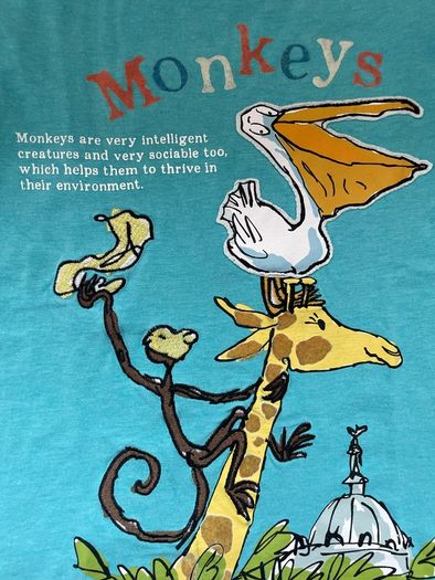M&S Roald Dahl t-shirt, size 5-6y