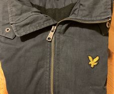 New Lyle & Scott man's Jacket Navy with Hood & Pockets