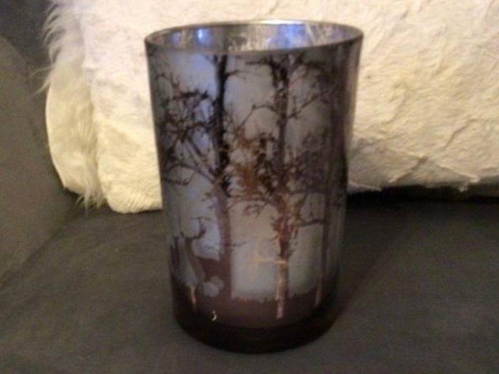 Christmas Scene Light Up Vase