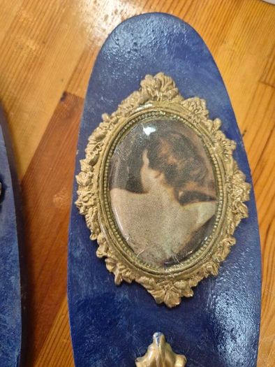 Pair of Vintage Handmade wall hanging hooks