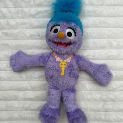 Talking Sesame Street Furchester Hotel Phoebe Plush approx. 13" Used Please see photos