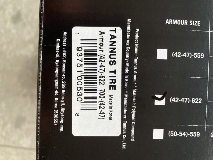 TANNUS Cycle tyre insert