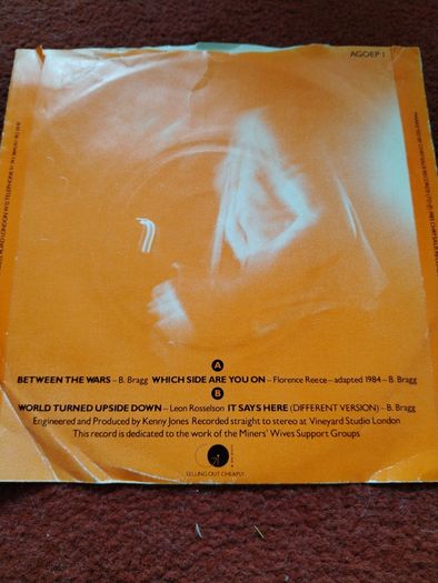 Vinyl Billy Bragg Between The Wars