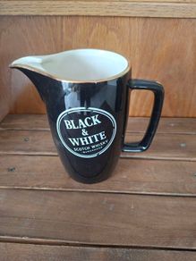Black & White Scotch Whisky Jug