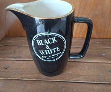 Black & White Scotch Whisky Jug