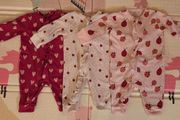 NEXT size 68 zip sleepsuits footless Half price