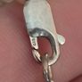 Beautiful Sterling Silver Pearl Necklace Image 3