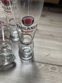 Paulaner Beer 6 glasses (Euro 2012)