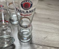 Paulaner Beer 6 glasses (Euro 2012)