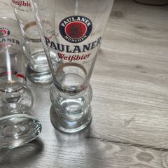 Paulaner Beer 6 glasses (Euro 2012)