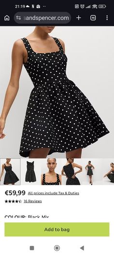 m&s polkadot minidress