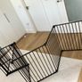 Large 8-Panel Black Metal Baby/Toddler Playpen. / Safety Gate - New Image 6