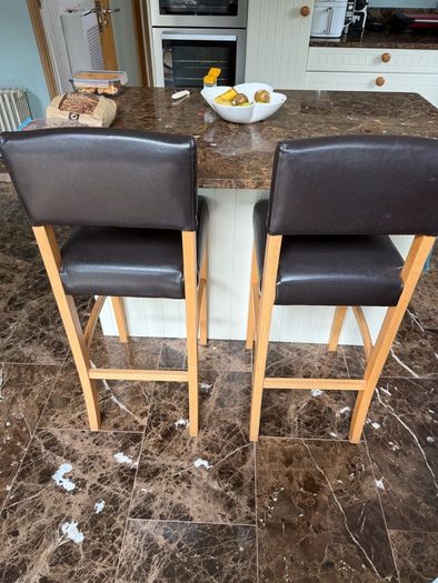 island stools x 2