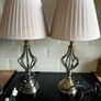Pair of antique style bedside lamps Image 4