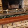 art nouveau brass fire fender Image 4