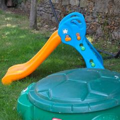 Outdoor Toddler Slide, Sandpit Bundle
