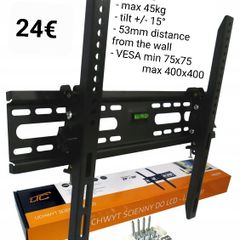 TV Wall Mount Bracket Flat Tilt 23" - 55"
