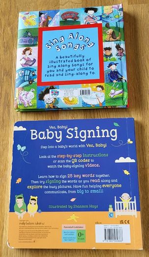 baby books X 2 for 11 Euro: