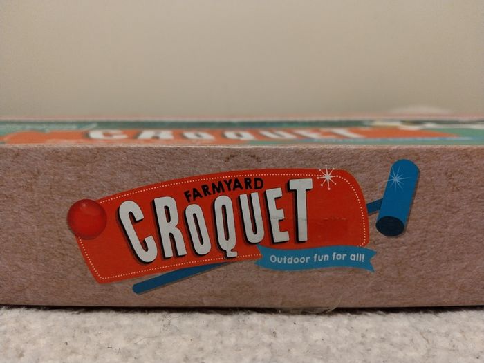 Wooden Farmyard Croquet Set, Junior Edition