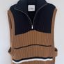 COS knitted zip-front vest Image 3