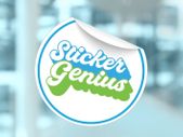 Genius Static Cling prints