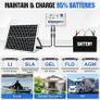 25W 12V Monocrystalline Solar Panel Kit with Solar Charge Controller: 25W Solar Panel + SAE Connection Cable +10A Controller for Boat RV 12V Deep Cycle Battery Chicken Coop Gate Opener Image 2
