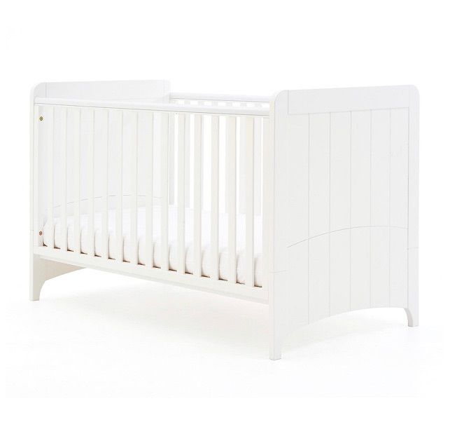 mothercare camberley cot bed (+mattress) - white