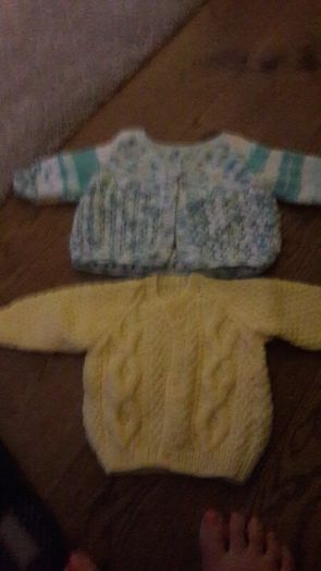 Hand knitted
