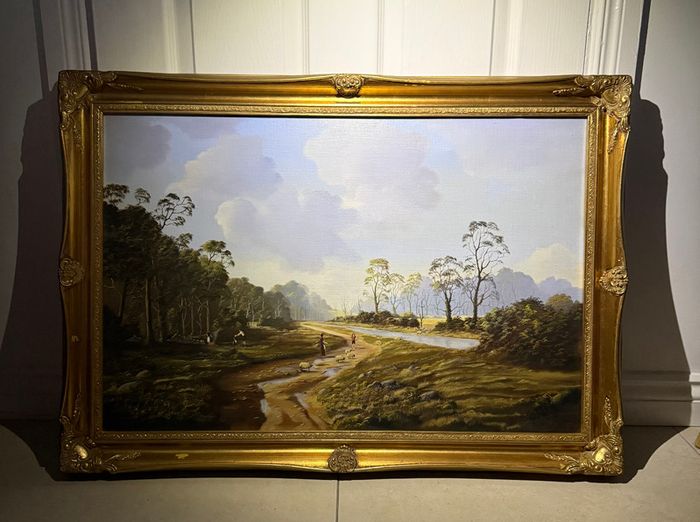R.B. Higgins - Original Oil Painting - Ballyalton Downpatrick Co Down -1984 Irish Art