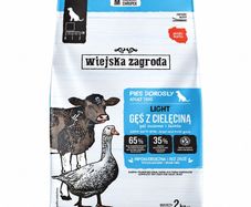Country of Animals Light Dry Dog Food with Goose & Veal 2 kg (1.1-1.3 cm Kibble)