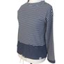 Joules Ladies blue long sleeve heavy cotton striped top size 10 price includes postage Image 2
