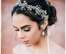 Pearl Rhinestone Hair Headband Tiara Hairpin For Women Bride Party, Wedding, Communion