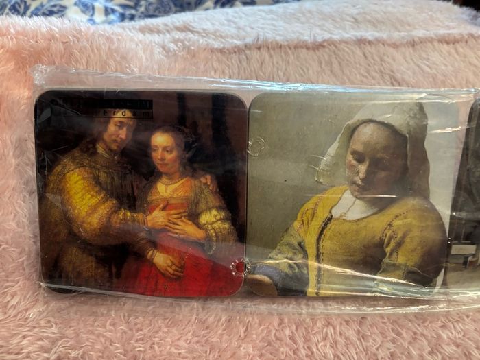 6 Brand New Famous Paintings Coasters