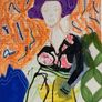 Original Art Figurative Drawing Lady drawing Fashion Art Image 2