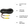 RCA Car reversing camera video cable 6m Image 4