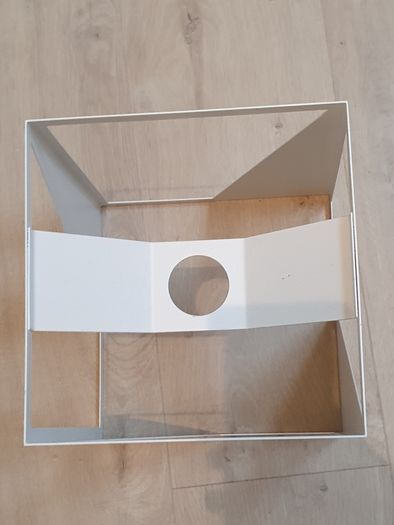 Modern lamp shade white metal